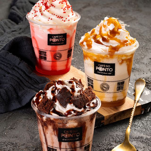 Frappés e bebidas geladas Café do Ponto